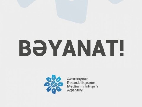 MEDİA bəyanat yaydı