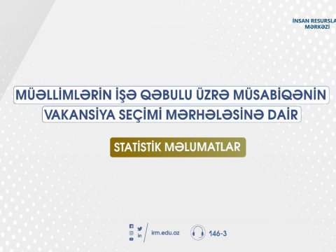 MİQ-in vakansiya seçiminə dair statistik məlumatlar