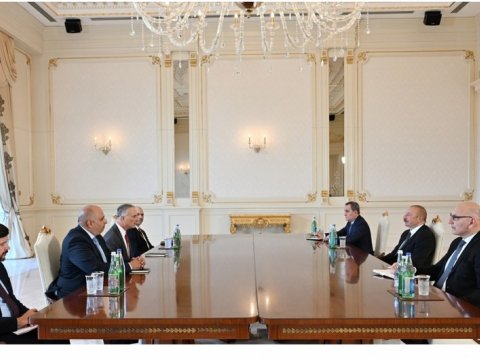 Blinkenin müşaviri İlham Əliyevin qəbulunda