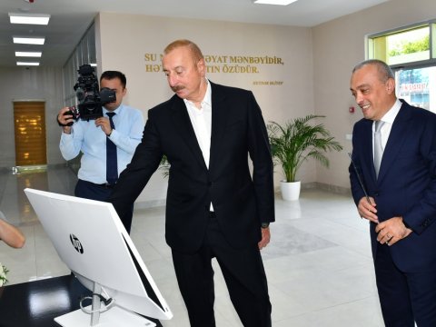 Qazaxın su təchizatı sistemləri istismara verildi