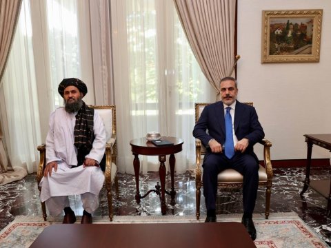 Hakan Fidan Bəradərlə görüşdü - FOTO