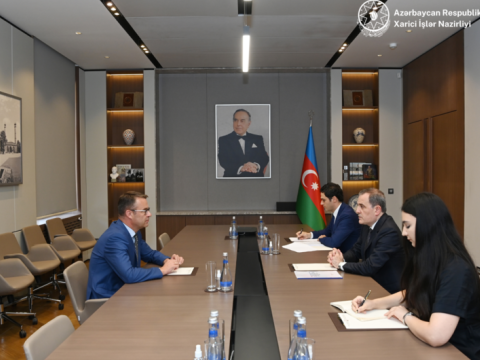 Ceyhun Bayramov Litva səfiri ilə görüşdü