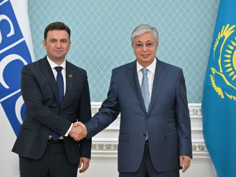 Tokayev ATƏT-in fəaliyyətdə olan sədri ilə görüşdü