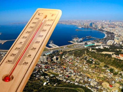 Bakıda isti normadan 6 dərəcə yuxarı olub