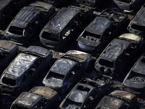 100-ə yaxın şəxsin ölümünə səbəb olan yanğın FOTOLARDA