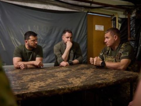 Zelenski Donetskə getdi