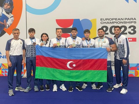 İdmançılarımız Avropa çempionatını 5 medalla başa vurdu