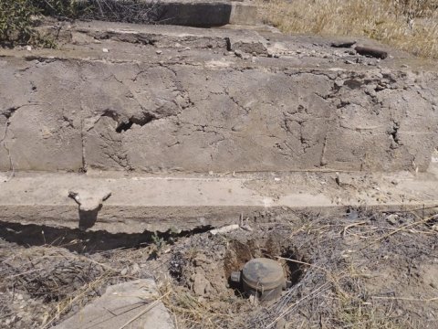 Ermənilərin qəbiristanlıqda basdırdığı tələ-mina AŞKARLANDI