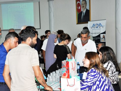 Pirallahı rayonunda əmək yarmarkası keçirildi - FOTOLAR