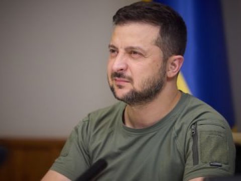 Zelenski Danimarkaya getdi 