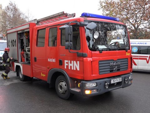 Ağsudakı yanğın söndürüldü