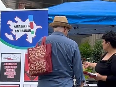 Azərbaycan sülh istəyir, Ermənistan müharibə - Torontoda aksiya