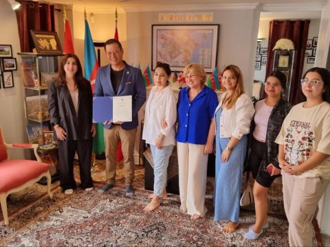 Ontario deputatı Torontodakı Azərbaycan Evində - FOTO