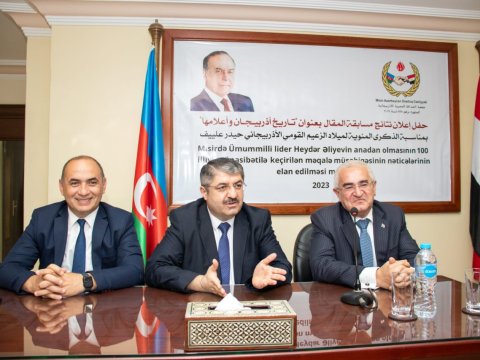 Qahirədə “Heydər Əliyev İli” müsabiqəsinin qalibləri mükafatlandırıldı - FOTOLAR