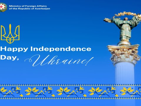 XİN-dən Ukraynaya Müstəqillik Günü TƏBRİKİ