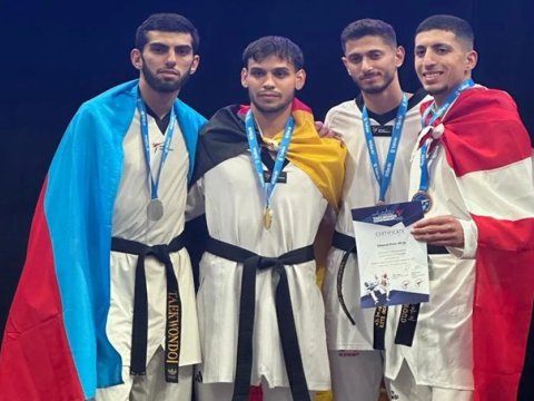 İdmançılarımız Estoniyada 3 medal qazandı 