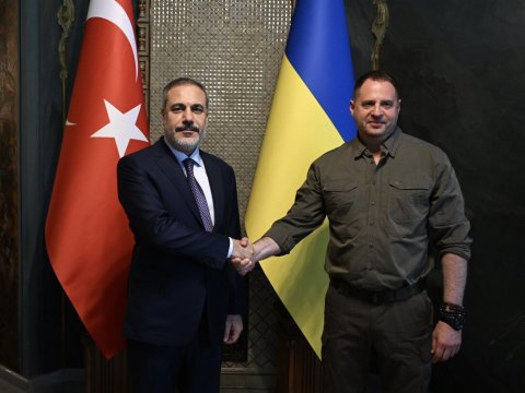 Fidan Yermakla görüşdü - FOTO