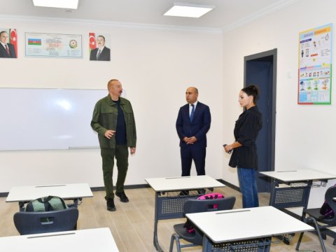 Laçın məktəbi təmirdən sonra istifadəyə verildi