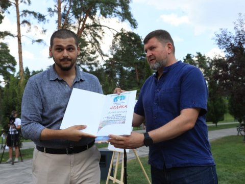 Azərbaycanlı rəssam Ukraynada təltif olundu - FOTOLAR