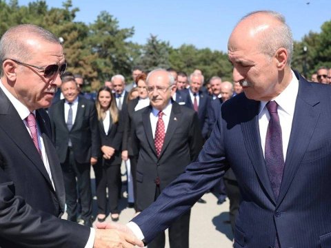 Ərdoğan, Kılıçdaroğlu, Bahçeli, Akşener bir arada - FOTO