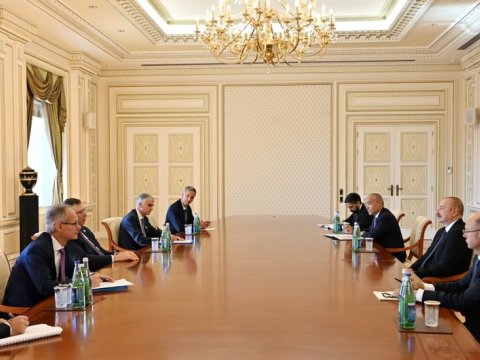 Prezident “Total Energies” şirkətinin baş icraçı direktorunu qəbul edib