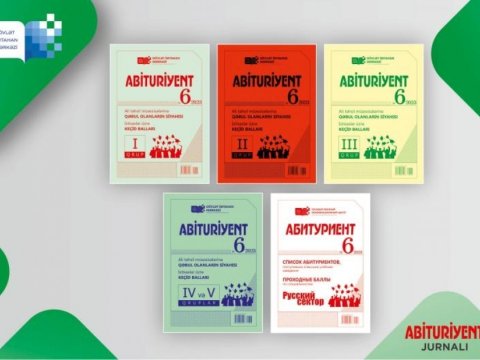 Tələbələrin siyahısı “Abituriyent” jurnalında ÇIXDI