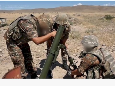 Ermənilər ordumuzun mövqelərini minaatanlardan atəşə tutub