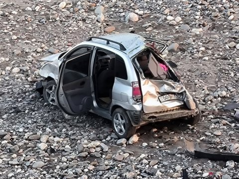Qubada ağır qəza - 1 ölü, 2 yaralı