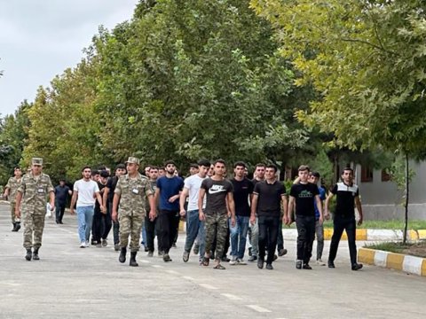 Ehtiyatda olan çağırışçılar təlimlərə cəlb olundu