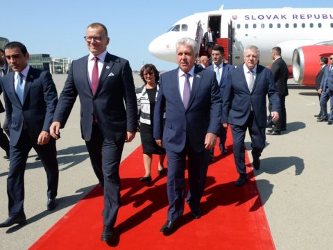 Slovakiya parlamentinin spikeri Azərbaycana GƏLDİ