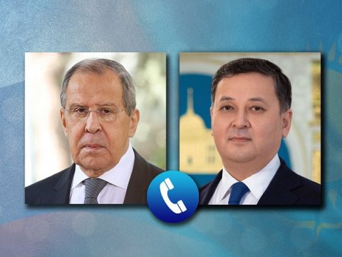 Lavrov qazaxıstanlı həmkarı ilə danışıqlar apardı
