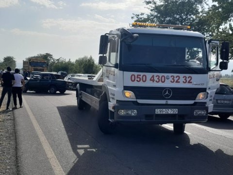 Tərtərdə ağır yol qəzası - Ölü və yaralı var