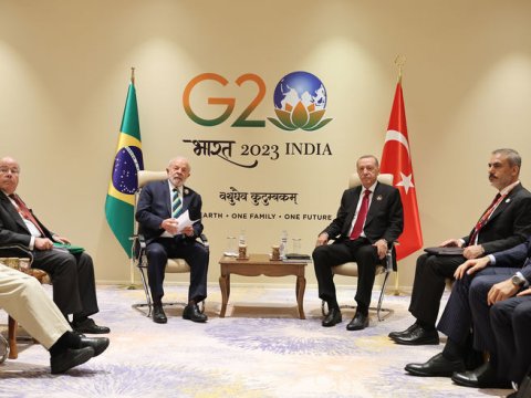 Ərdoğan braziliyalı həmkarı ilə görüşdü 
