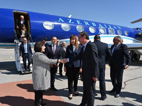 Sahibə Qafarova Bolqarıstana getdi - FOTOLAR