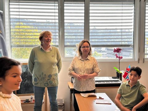 Oslo meri Nizami Gəncəvi adına Azərbaycan dili həftəsonu məktəbində - FOTOLAR