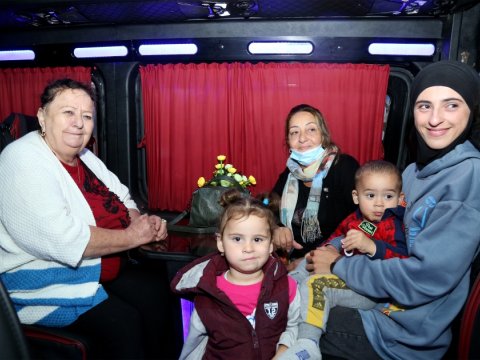 Daha 123 nəfər Ağalıya köçürüldü - FOTOLAR