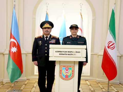 Zakir Həsənov İranın Baş Qərargah rəisi ilə DANIŞDI