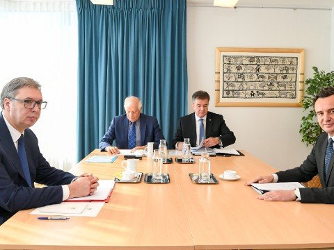 Kosovo və Serbiya liderləri Brüsseldə görüşdülər