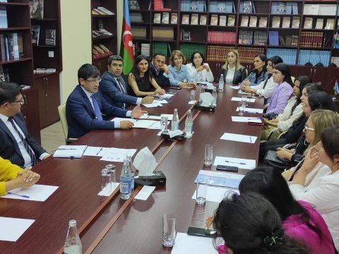 Komitə sədri ADA Universitetinə qəbul olunmuş Gürcüstan azərbaycanlıları ilə görüşüb