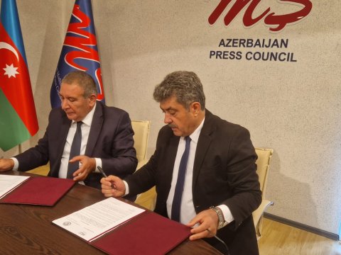 Mətbuat Şurası Türkiyənin jurnalist təşkilatı ilə əməkdaşlıq edəcək - FOTO