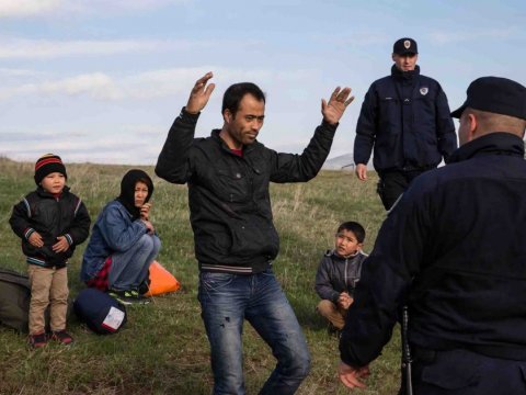 Serbiyada 371 mühacir SAXLANILDI