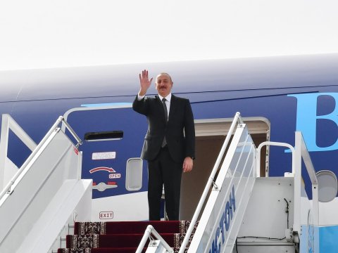 İlham Əliyevin Tacikistan səfəri başa çatdı - FOTOLAR