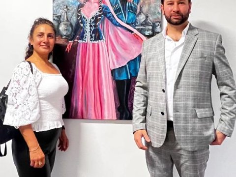 Zalsburqda azərbaycanlı rəssamın sərgisi açılıb - FOTOLAR