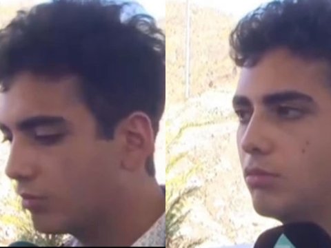 Xankəndini tərk edən erməninin dili topuq vurdu - VİDEO