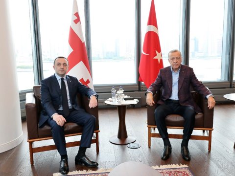 Qaribaşvili Ərdoğanla görüşdü