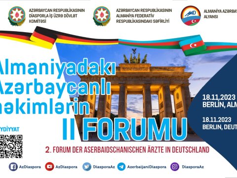 Almaniyada azərbaycanlı həkimlərin forumu keçiriləcək