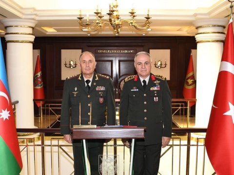 Türkiyənin Baş Qərargah rəisi Kərim Vəliyevlə DANIŞDI