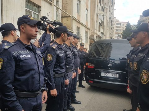 Polis Xəzər Zamanov dəfn olundu