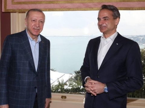 Ərdoğan Yunanıstan baş naziri ilə danışıqlar apardı 