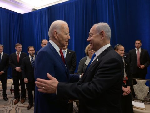 Bayden Netanyahu ilə görüşdü